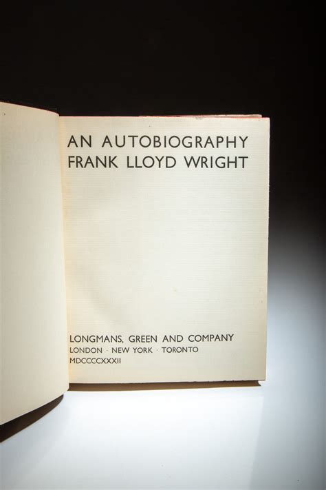 an autobiography by frank lloyd wright