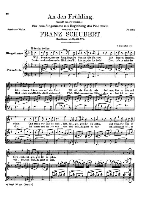 an den fruhling
