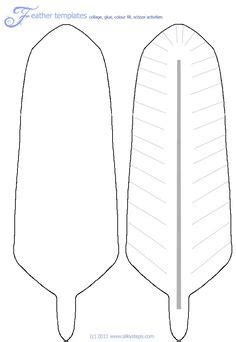 an image of two large white feathers with the same length and width as