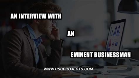 an interview of an eminent businessmen pdf
