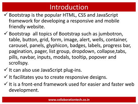 An Introduction To Bootstrap