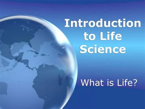 An Introduction To Life Sciences Start Up Life Introduction To Life Science - Introduction To Life Science