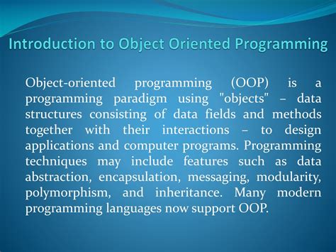 An Introduction To Object Oriented Programming 3rd Edition