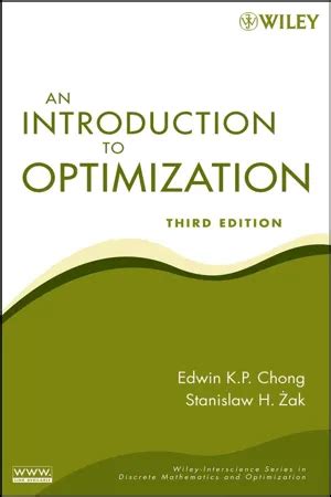 An Introduction To Optimization 3rd Edition Solution Manual