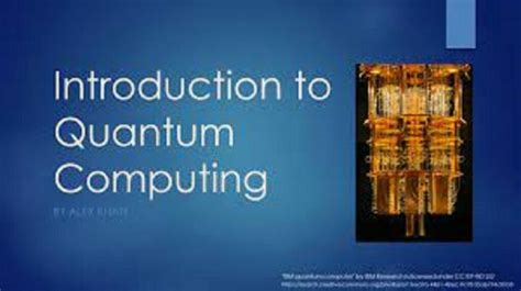 An Introduction To Quantum Computing