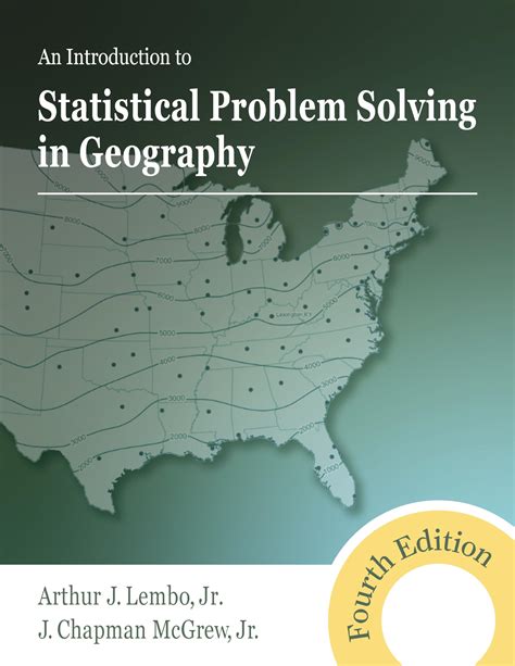 An Introduction To Statistical Problem Solving In Geography