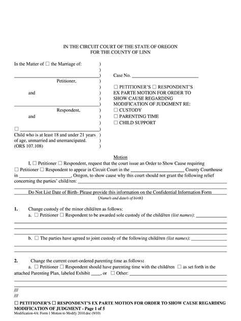 an order to show cause