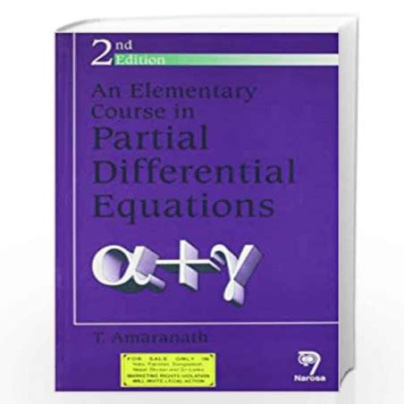 Download An Elementary Course In Partial Differential Equations 2Nd Edition 