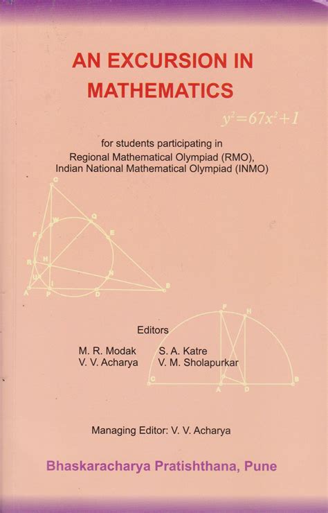Read Online An Excursion In Mathematics Modak 