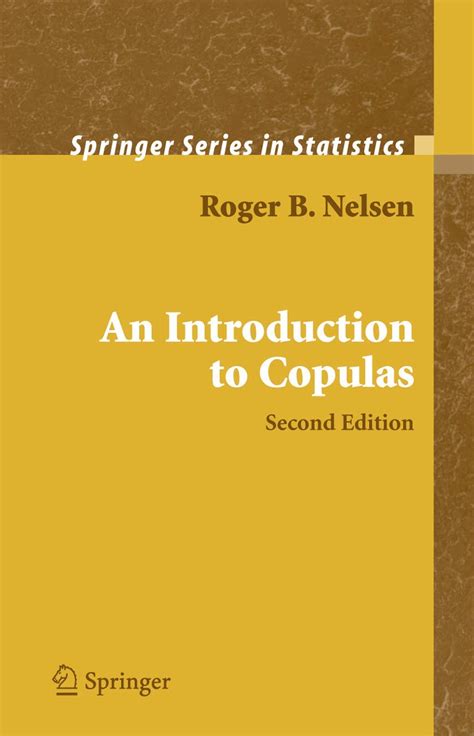 Full Download An Introduction To Copulas Springer Series In Statistics 