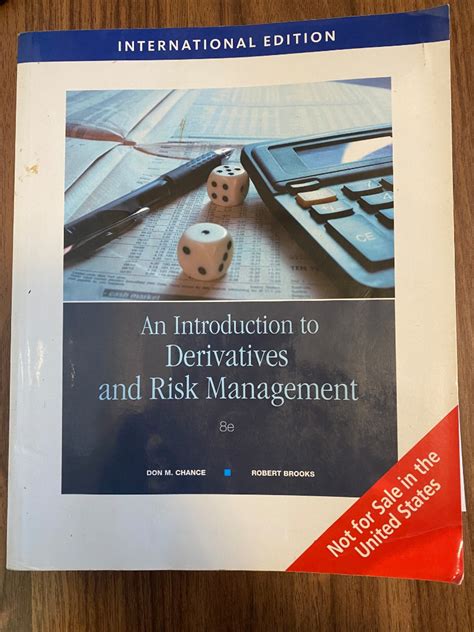 Read Online An Introduction To Derivatives And Risk Management 8Th 