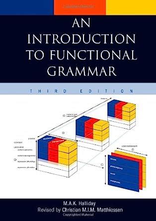 Download An Introduction To Functional Grammar 