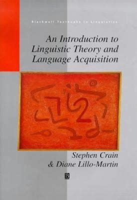 Download An Introduction To Linguistic Theory And Language Acquisition 