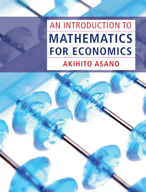 Read An Introduction To Mathematics For Economics Assets 