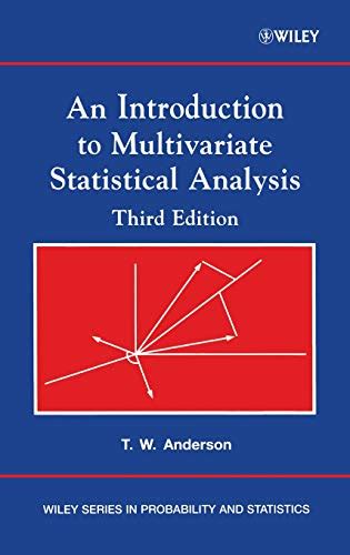 Download An Introduction To Multivariate Statistical Analysis 