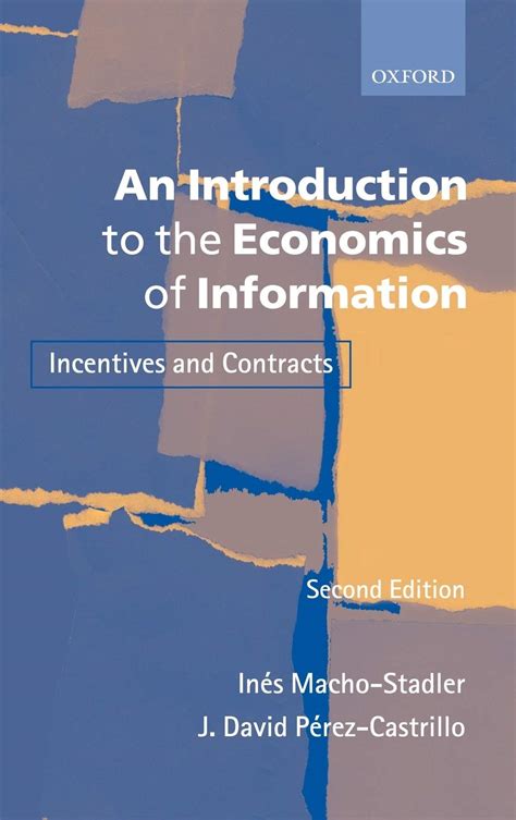 Download An Introduction To The Economics Of Information Incentives And Contracts 