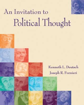Read Online An Invitation To Political Thought By Kenneth Deutsch 