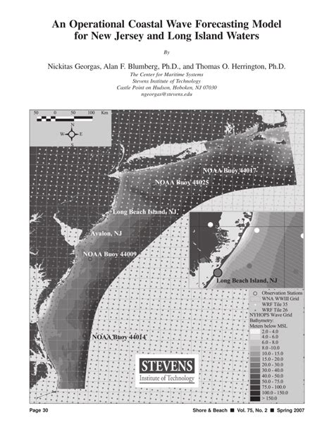 Read Online An Operational Coastal Wave Forecasting Model For New 