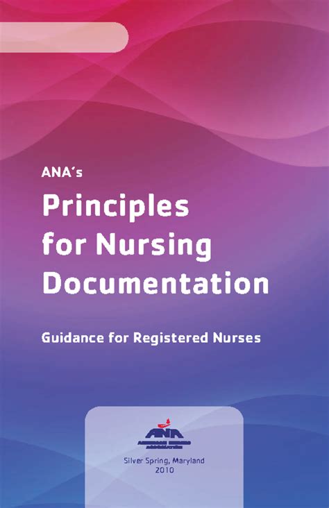 Ana Principles For Nursing Documentation