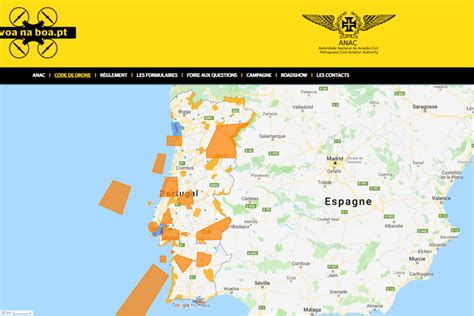 Anac Drones Portugal Mapa