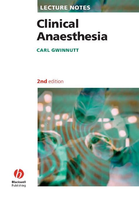 Download Anaesthesia Lecture Notes Gwinnutt 3Rd Edition 