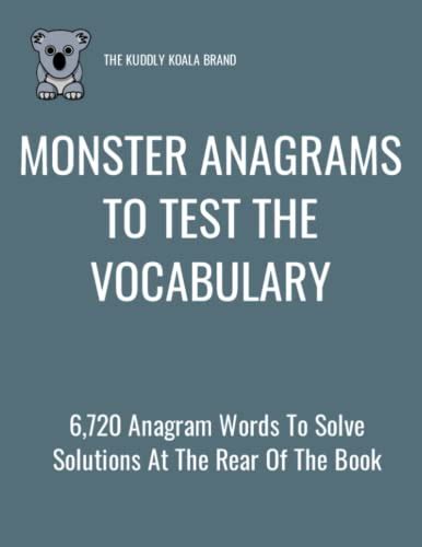 Anagram Builder Game Grammar Monster Anagram Writing Exercises - Anagram Writing Exercises