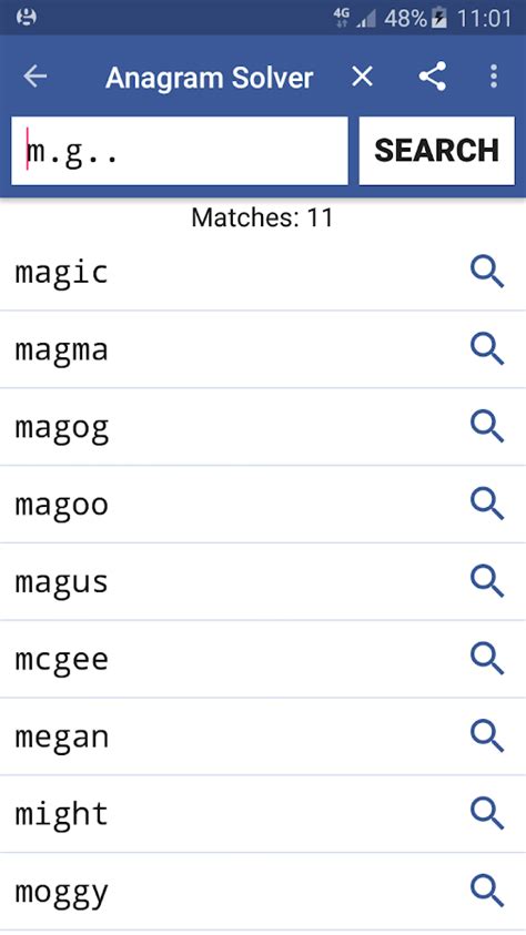 Anagram Solver Names