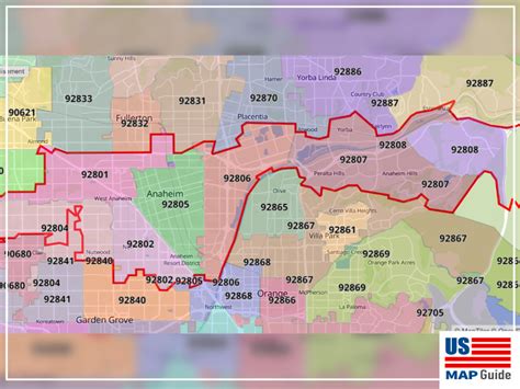 anaheim california zip code