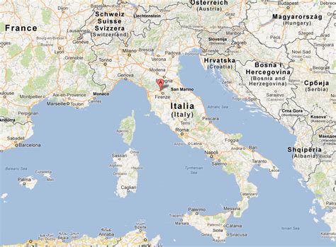 Analisi Mediche Prato Italy Map