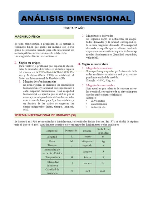 Analisis Dimensional Libro 5