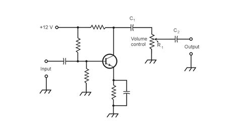 analog audio volume control circuit