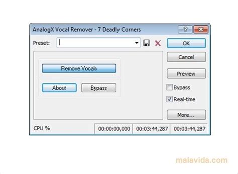 analogx vocal remover pc