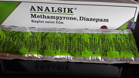 analsik metamizole sodium diazepam
