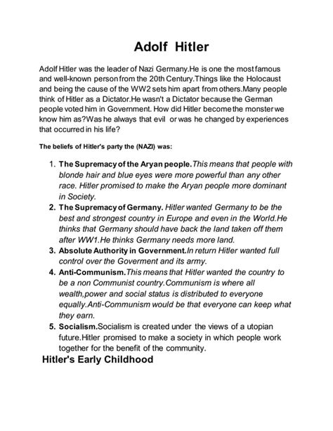 analyse discourse d hitler biography