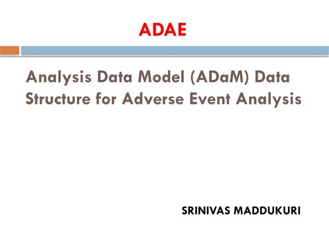 Analysis Data Model Adam Implementation Guide Cdisc