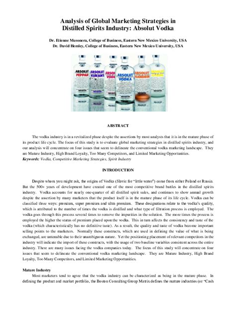 Analysis Of Distilled Spirits Using An Agilent J W Db Wax