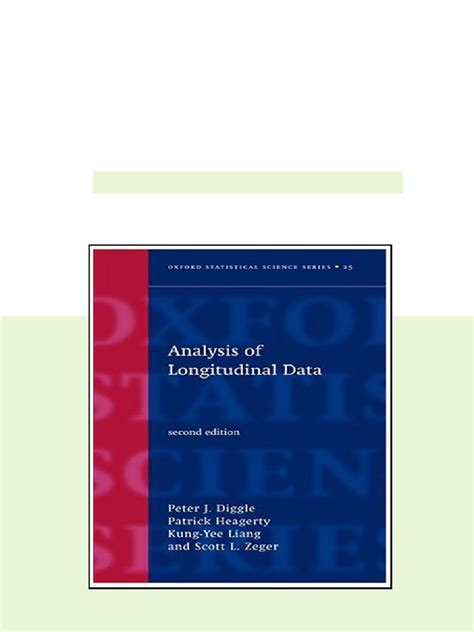 Analysis Of Longitudinal Data Diggle