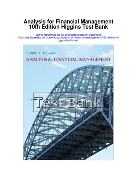 Download Analysis For Financial Management 10Thedition Solutions 
