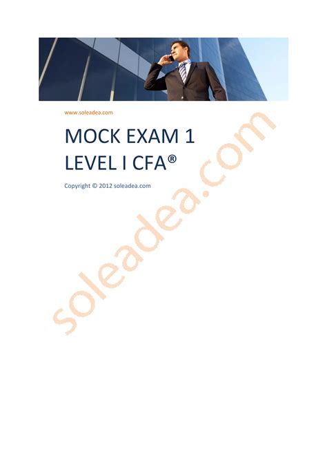 Analystprep Cfa Level 1 Mock Exam 1 120 Cfa Exam Style Question Answers 2016 Edition Analystprep Cfa Level 1 Mock Exams