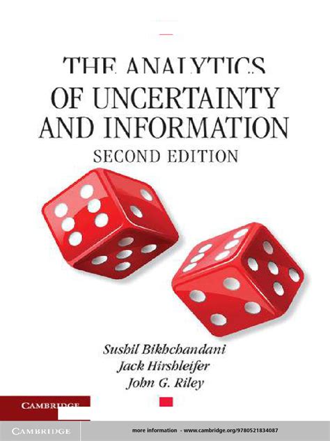Analytics Of Uncertainty And Information