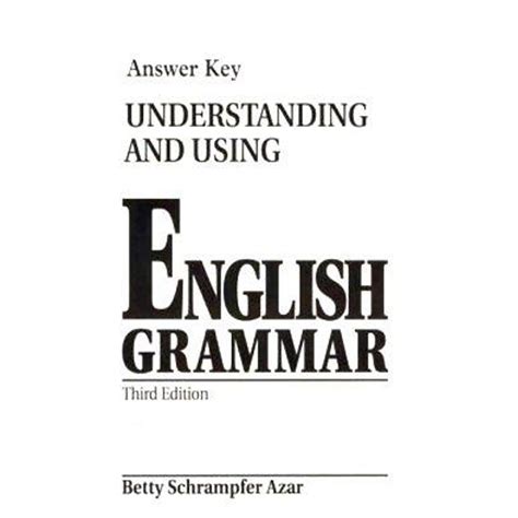 Analyzing English Grammar Answer Key 5th Edition