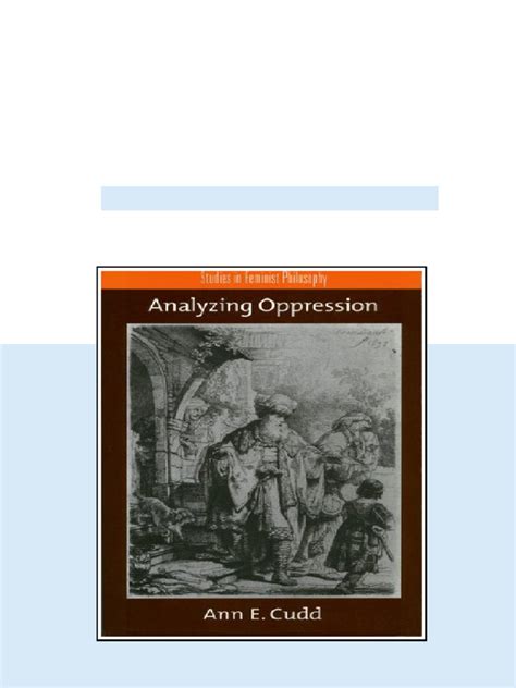 Analyzing Oppression