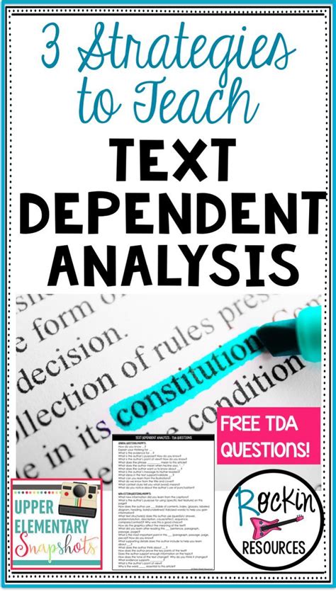 Analyzing Text Dependent Prompts Literacyta Text Dependent Writing Prompts - Text Dependent Writing Prompts