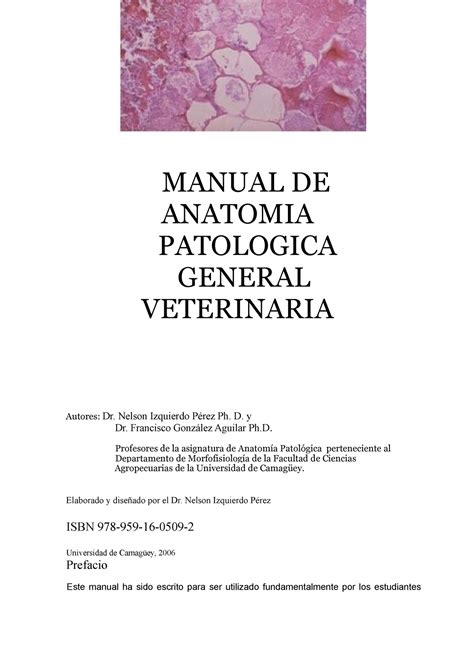 anatomia patologica general veterinaria pdf