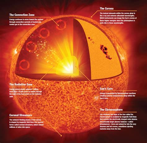 Anatomy Of The Sun Nasa A Diagram Of The Sun - A Diagram Of The Sun
