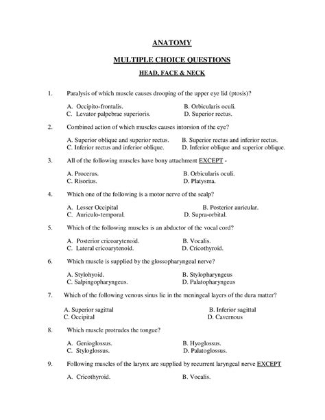 Full Download Anatomy Multiple Choice Questions Answers 