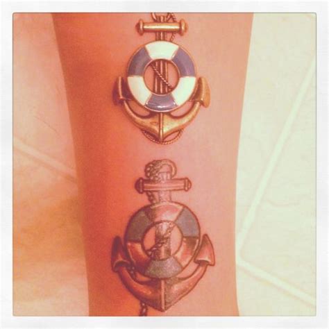 anchor and life preserver tattoo Tattoos Pinterest Preserve