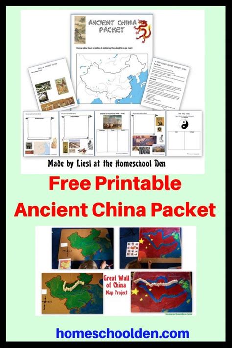 Ancient China Unit Homeschool Den Chinese Dynasties Worksheet - Chinese Dynasties Worksheet
