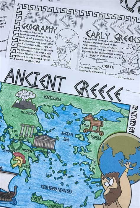 Ancient Greece Map Worksheet Greece Geography Worksheet - Greece Geography Worksheet