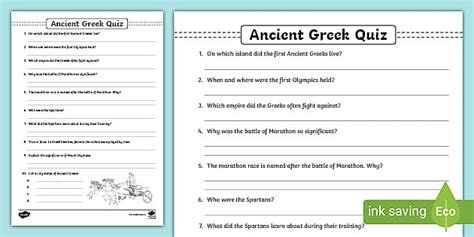 Ancient Greece Section 2 Quiz Answers Mrbyte